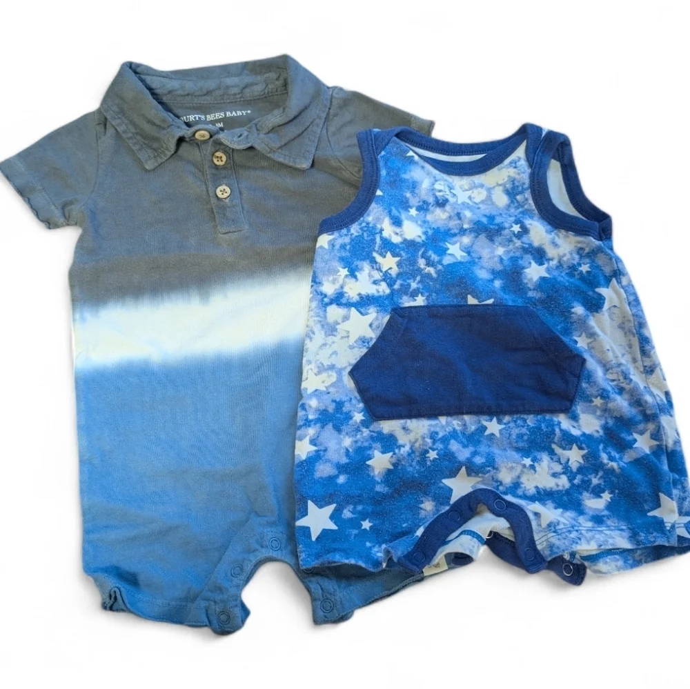 Baby Boy's Summer Americana Themed Two-Piece Bundle Size 0-3 Months